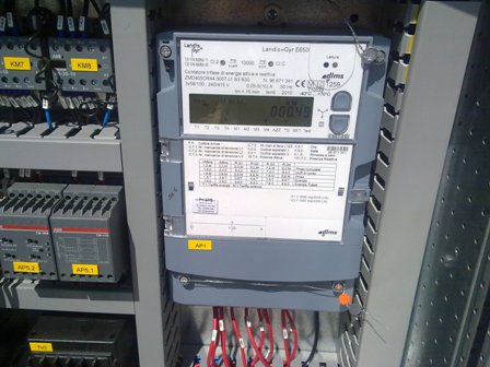 Particolare del sistema di controllo